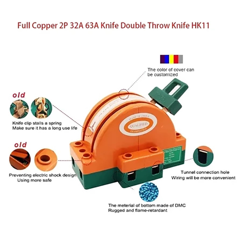 Javelin Throwing - 32A 63A 100A DPDT Cutter Safety