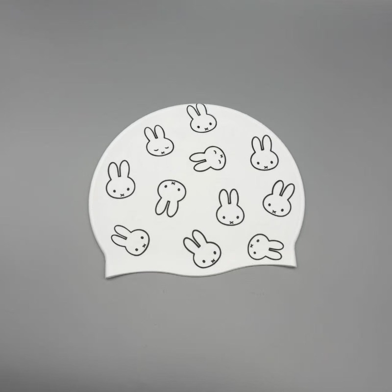 New Miffy Rabbit High Elastic  - đánh giá và giá Swim Cap Silicone