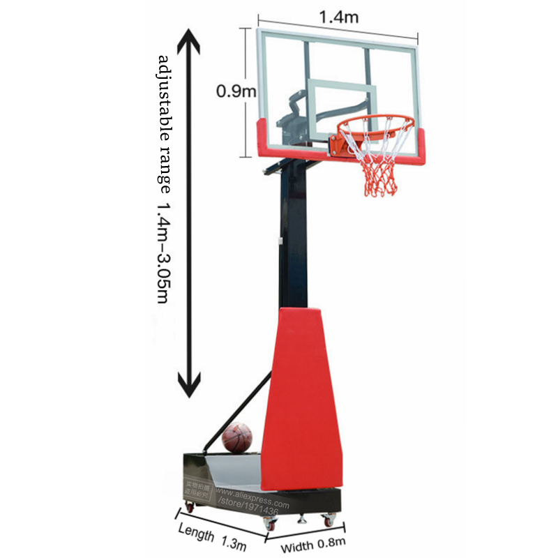 Height Adjustable Portable Mov - đánh giá và giá Sports Equipment Basketball