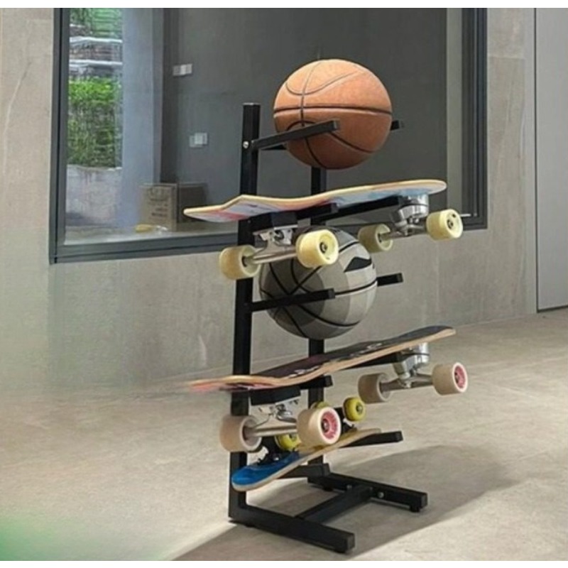 Skateboard Equipment Rack Inte - đánh giá và giá Sports Equipment Basketball