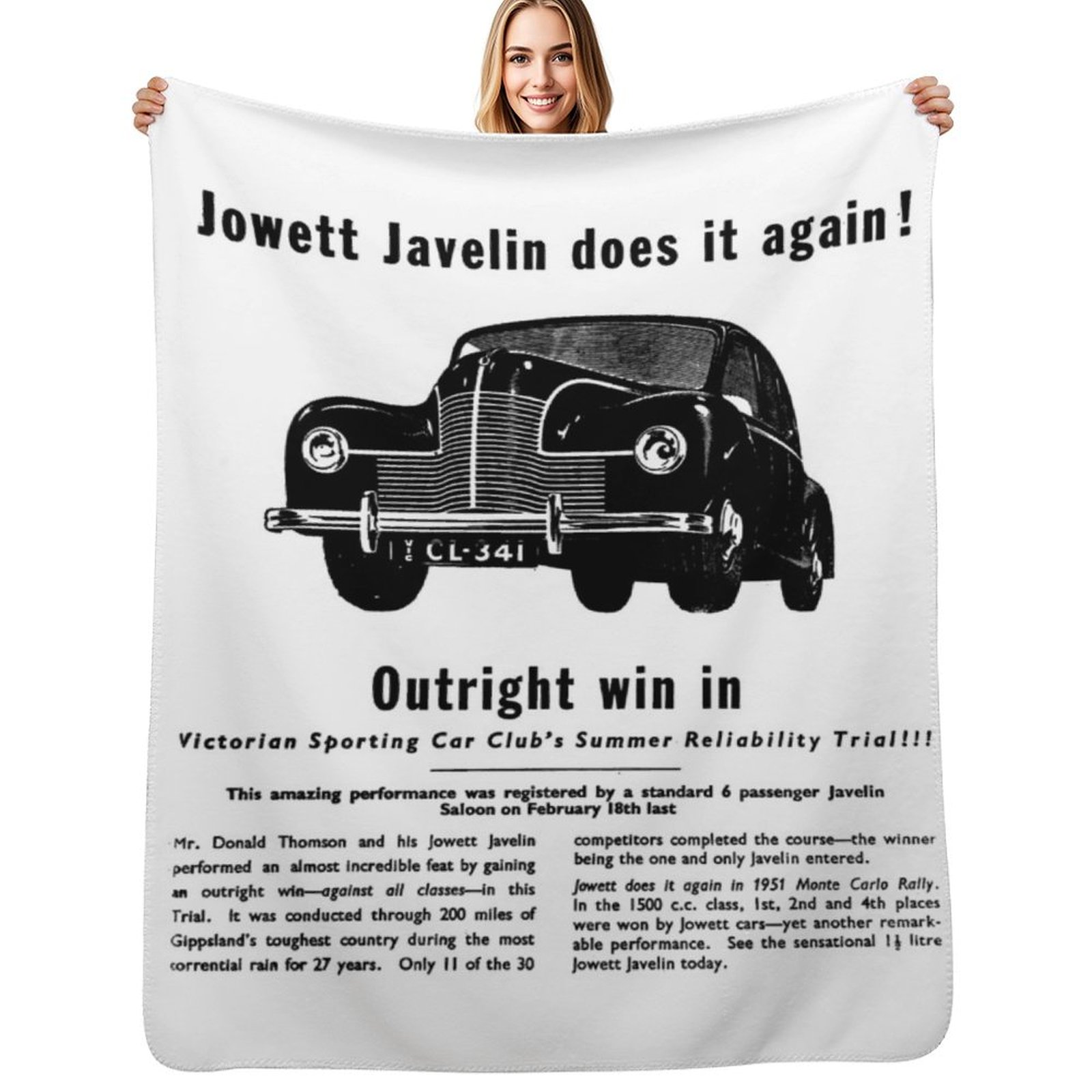 JOWETT JAVELIN Throw Blanket f - đánh giá và giá Javelin Throwing