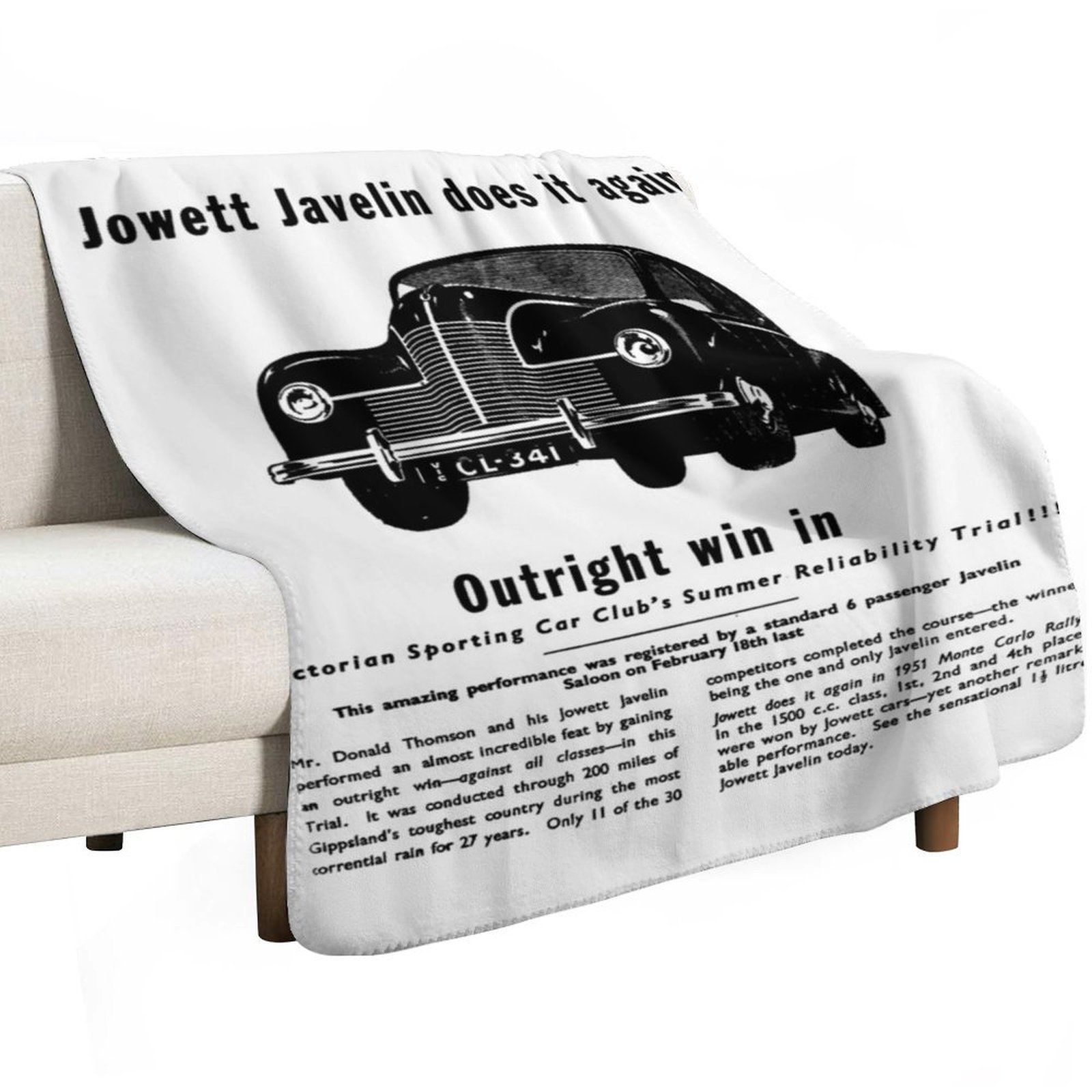 JOWETT JAVELIN Throw Blanket f - đánh giá và giá Javelin Throwing