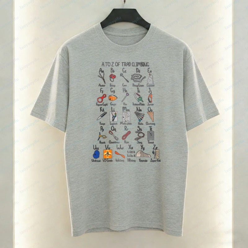 Climbing Gear Alphabet Men's T - đánh giá và giá Sports Equipment A To Z