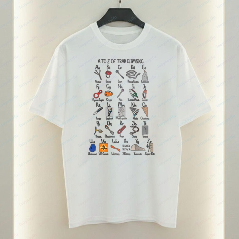 Climbing Gear Alphabet Men's T - đánh giá và giá Sports Equipment A To Z