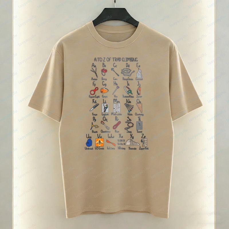 Climbing Gear Alphabet Men's T - đánh giá và giá Sports Equipment A To Z