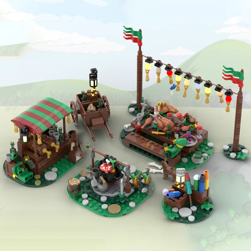 MOC Block Toy 500pcs festival  - đánh giá và giá Horseshoe Game Set