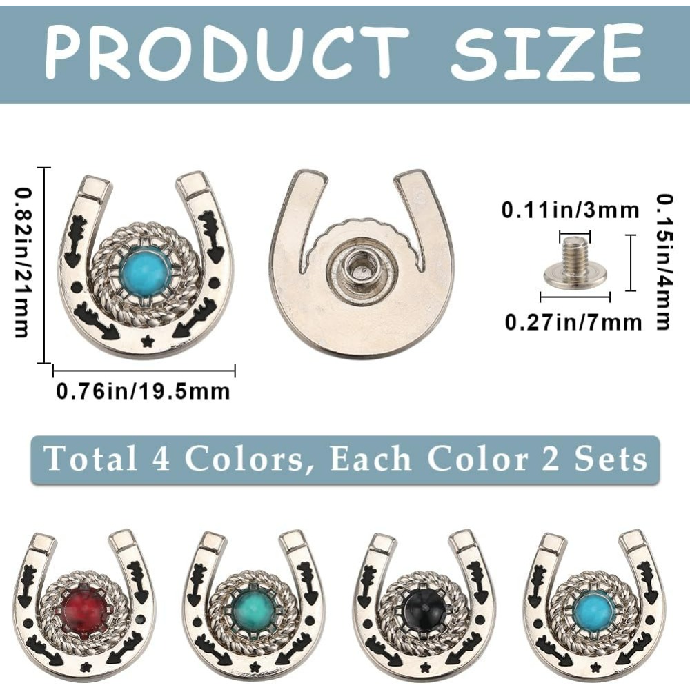 1 Box 8 Sets Horseshoe Screw B - đánh giá và giá Horseshoe Game Set