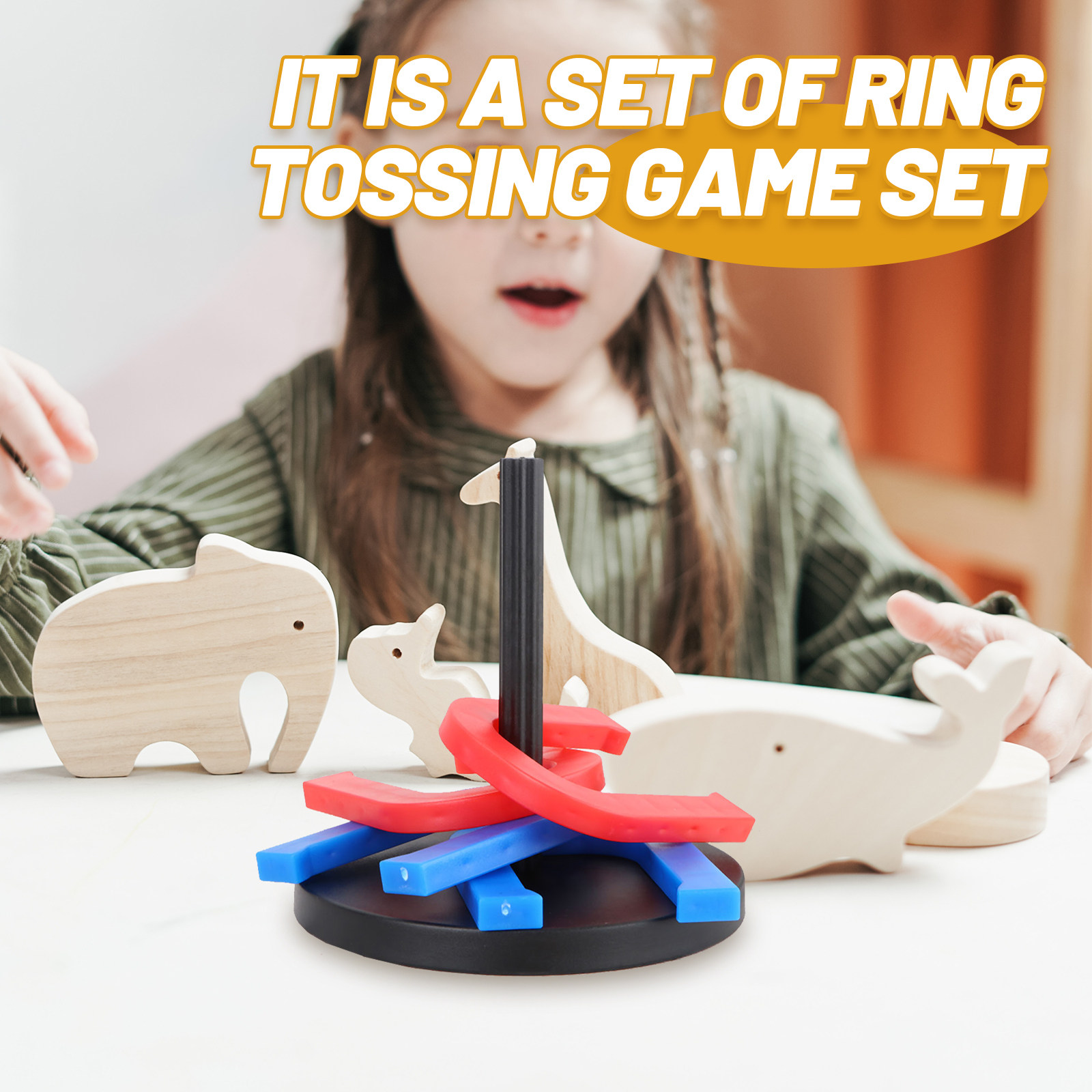 18Pcs Plastic Ring Toss Game H - đánh giá và giá Horseshoe Game Set