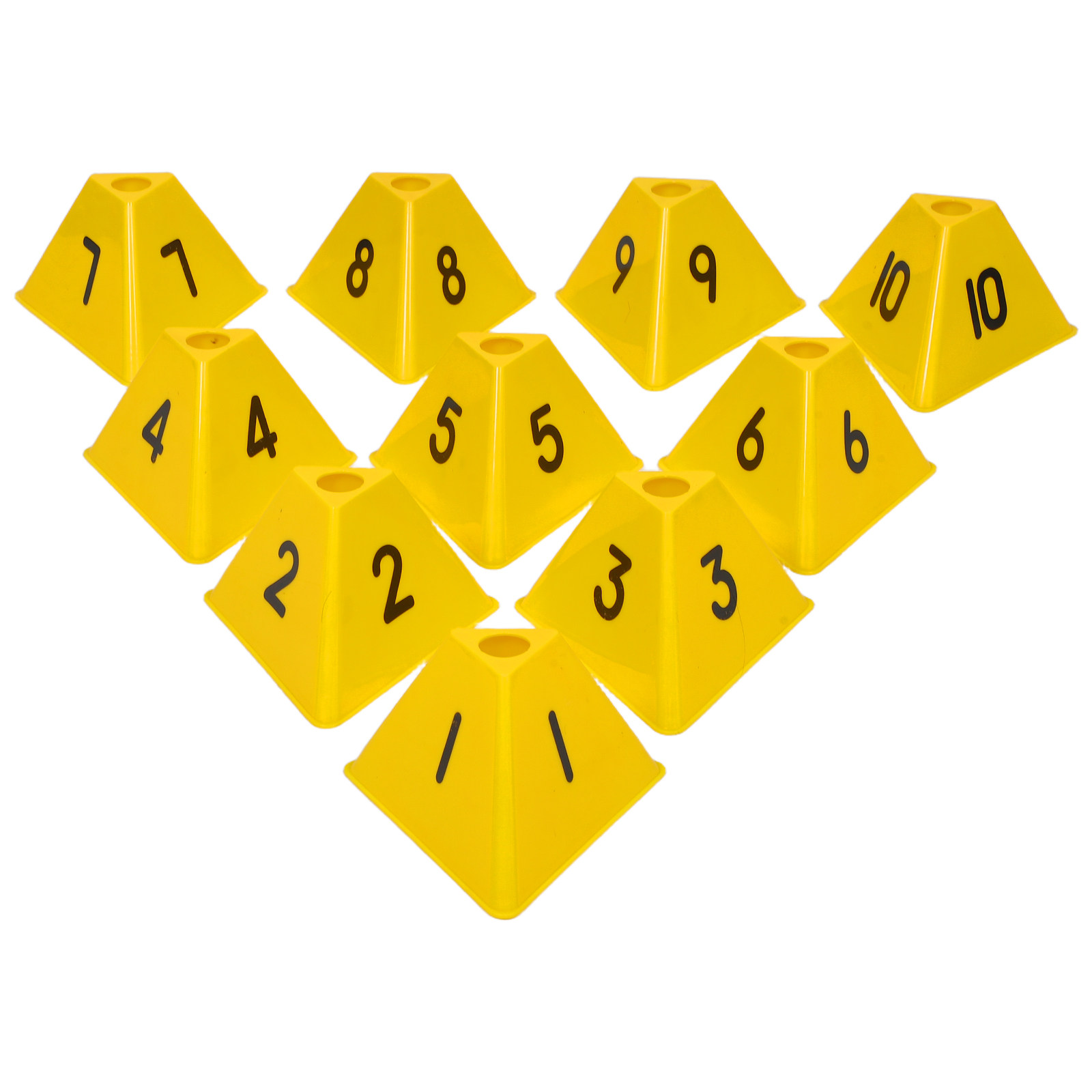 10Pcs Football Training Marker - đánh giá và giá Sports Equipment Basketball